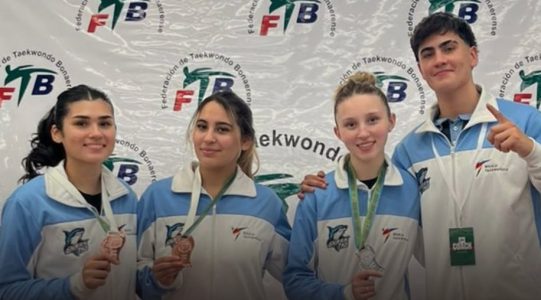 Medallistas en el primer Bonaerense de taekwondo del 2025