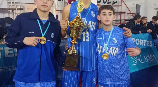 La Plata campeón U13 con un trío Amarillo